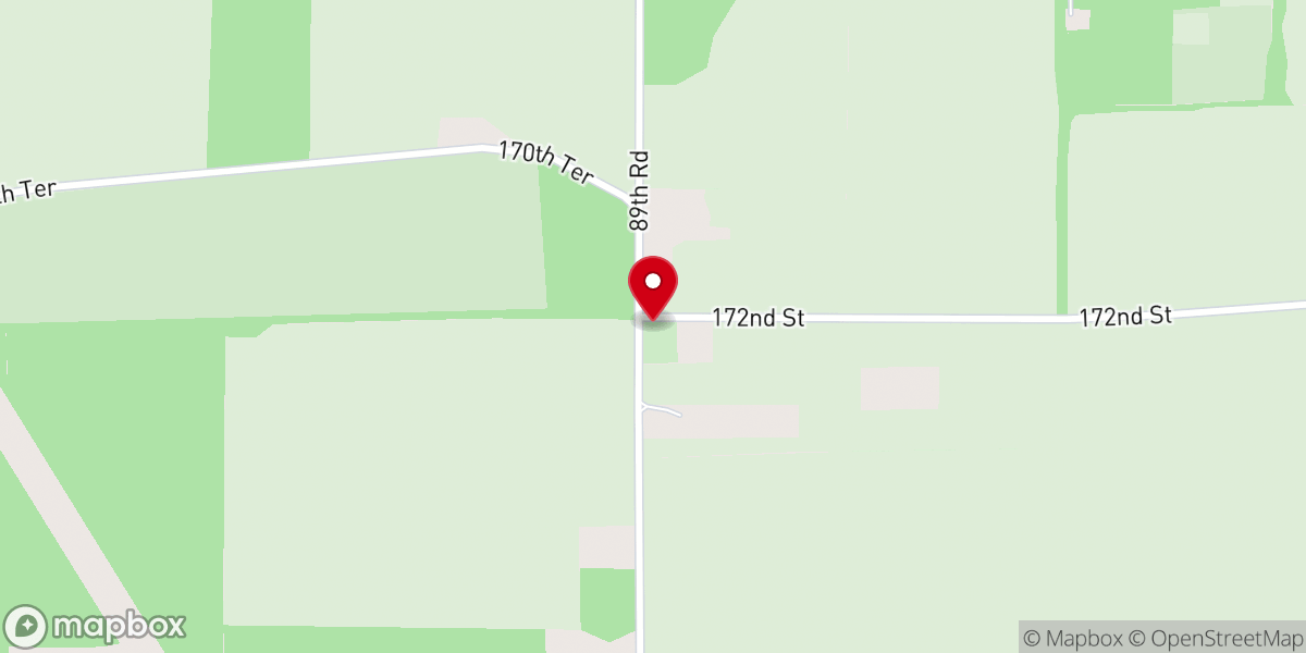 Map showing location of McAlpin Church