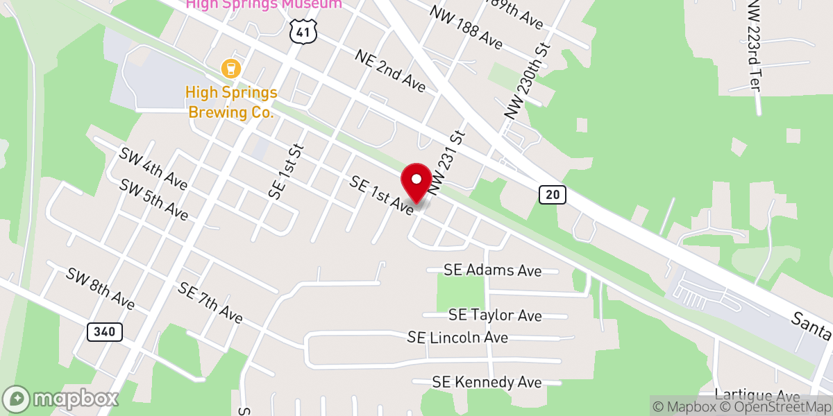 Map showing location of Allen Chapel AME Church