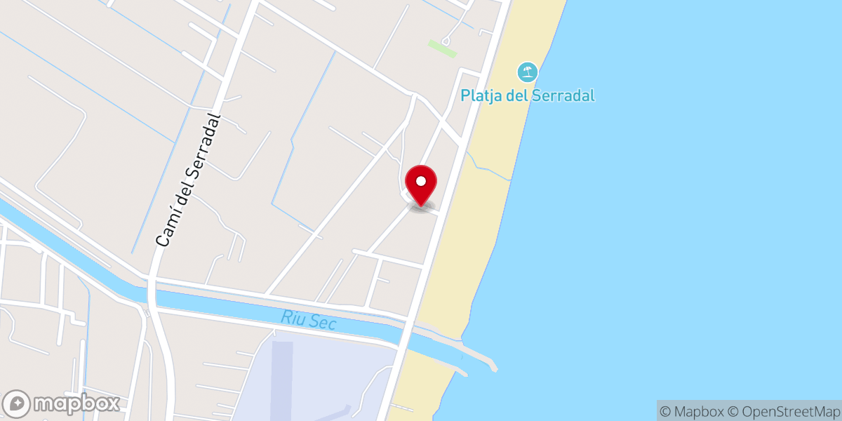 Map showing location of Capilla Santa Ana