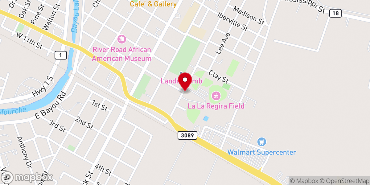 Map showing location of Ascension Parish Police Jury