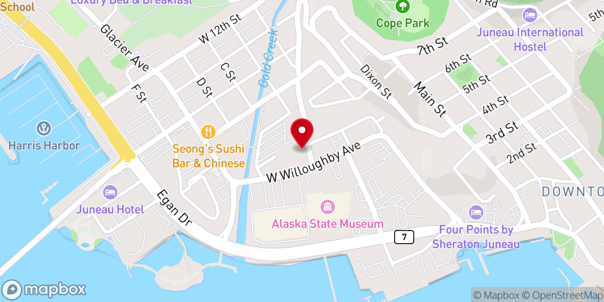Map showing location of The Salvation Army Family Store & Donation Center
