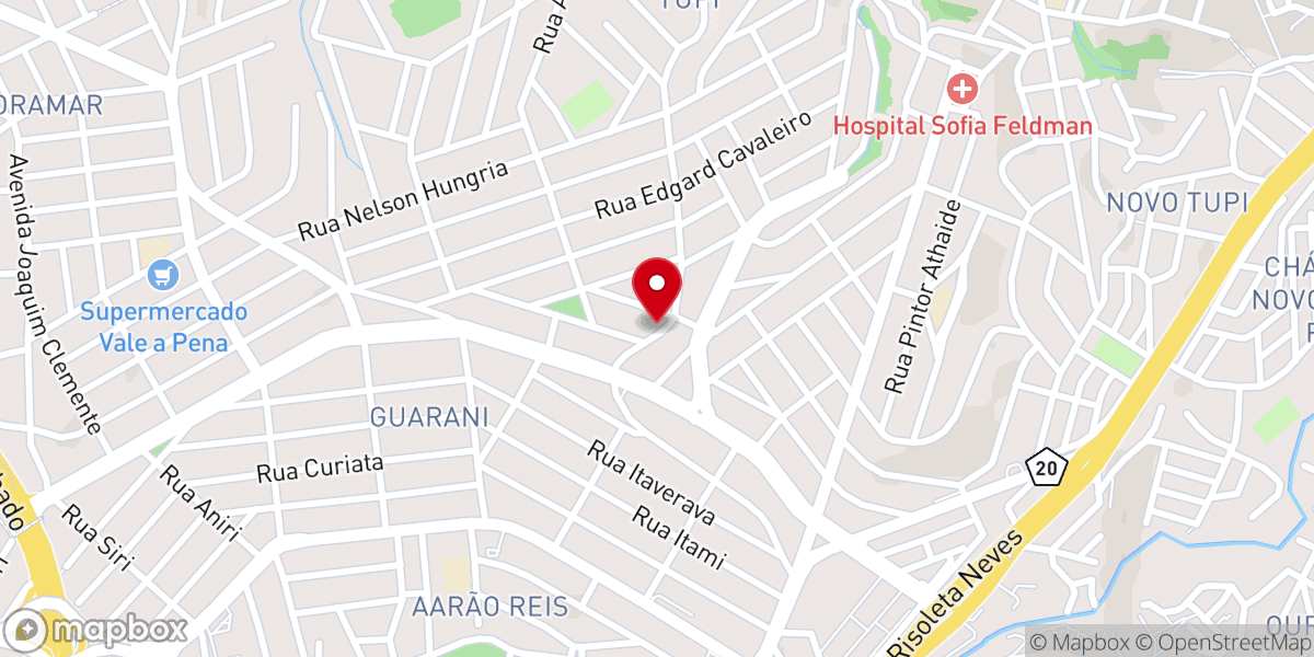 Map showing location of Igreja Pentecostal De Cristo Jesus