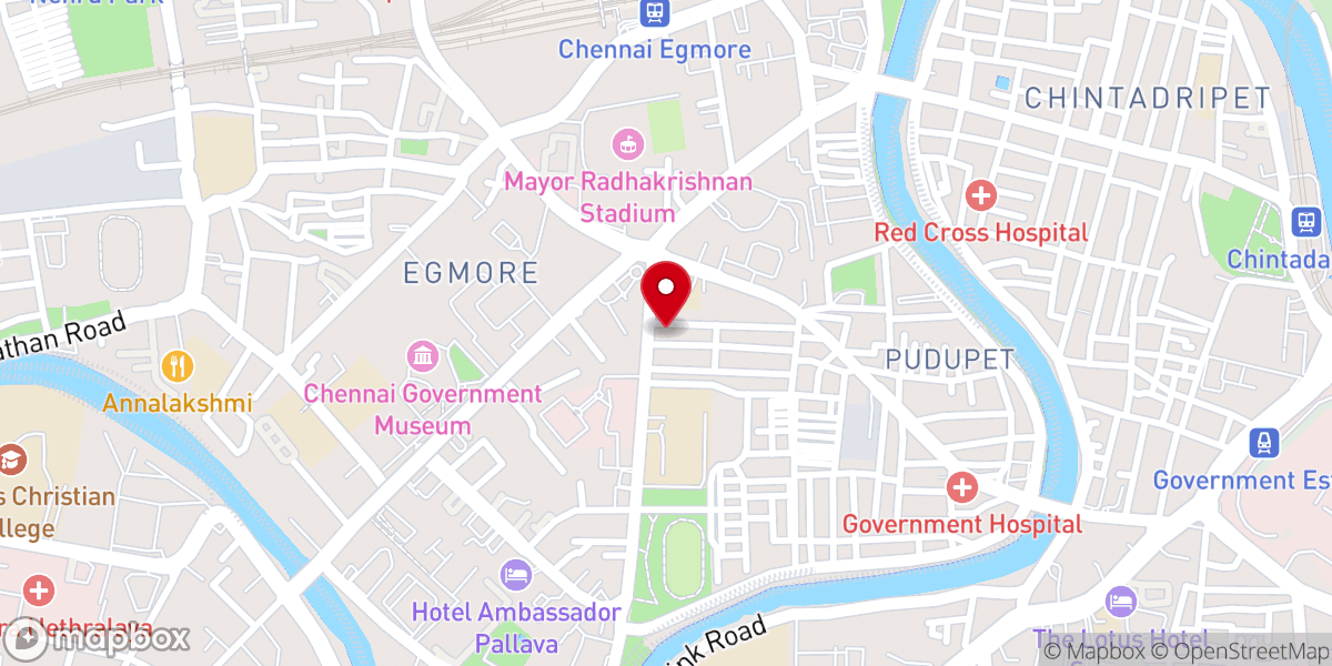 Map showing location of St. Antony's Church