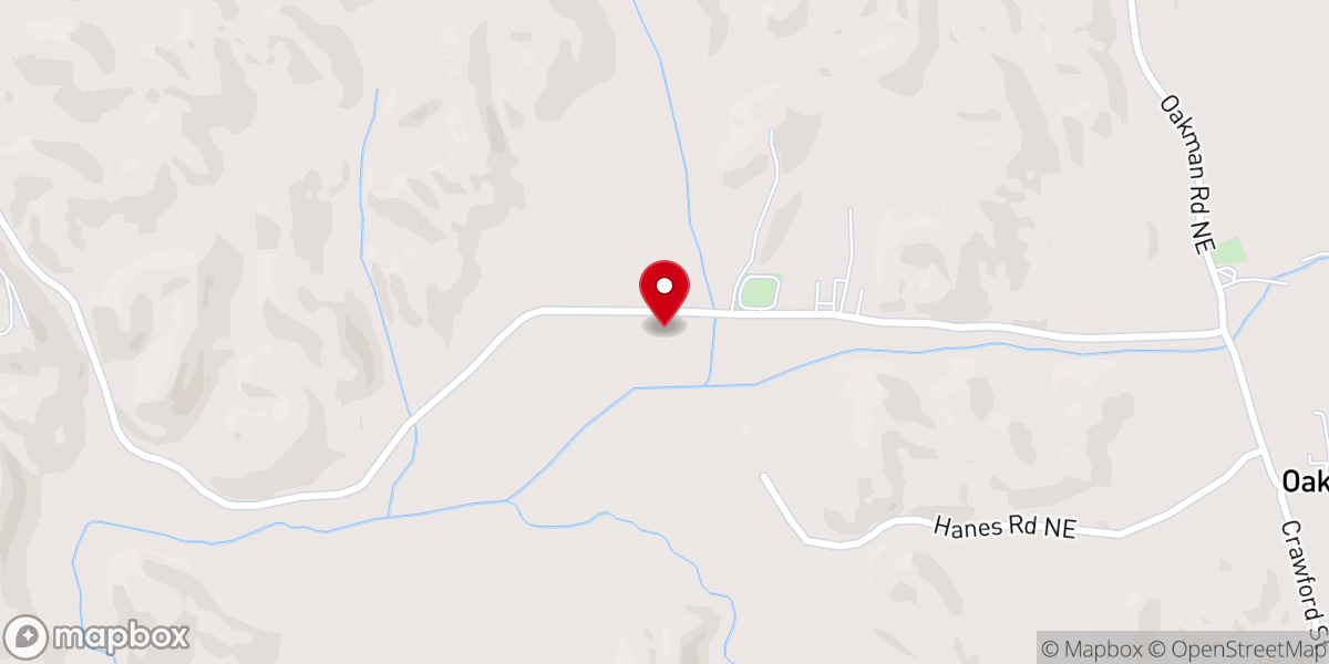 Map showing location of Barn of Hope