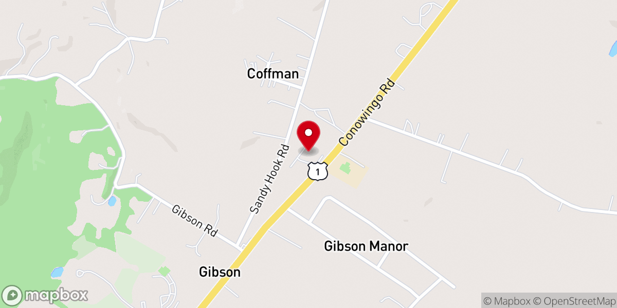 Map showing location of New Covenant Church of God