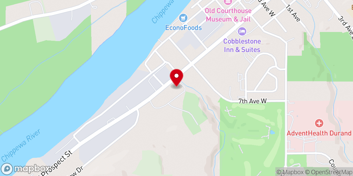 Map showing location of Assumption Catholic School