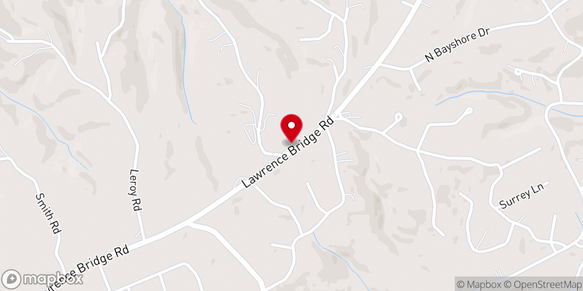 Map showing location of Mt Bethel PFB Holiness Church