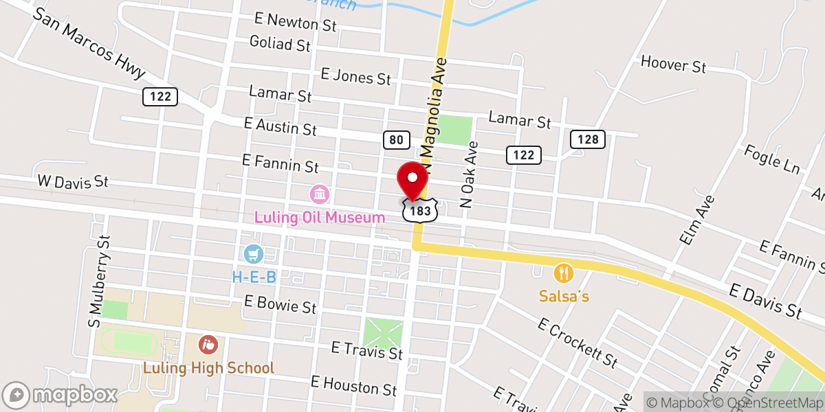 Map showing location of City Market