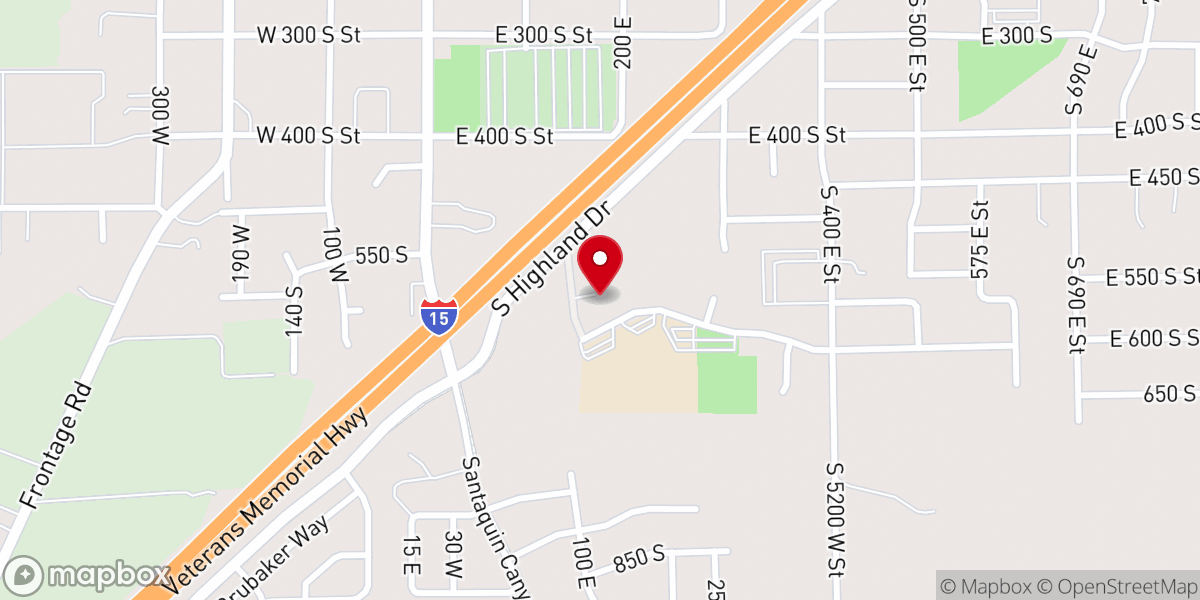 Map showing location of Orchard Hills