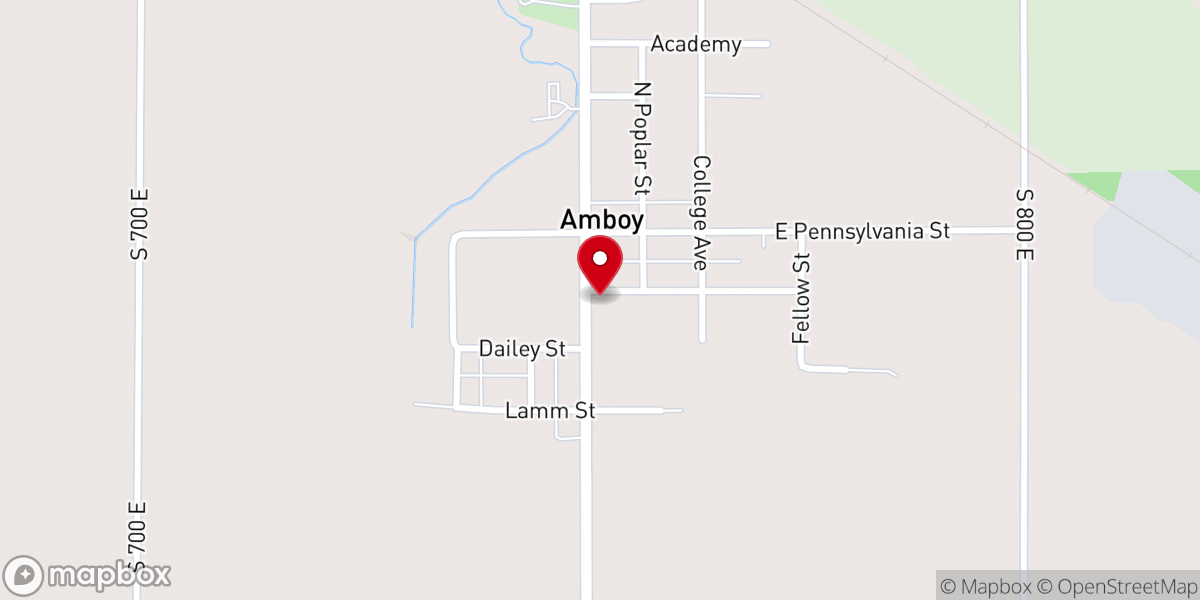 Map showing location of Church of Hope