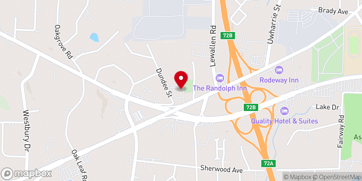 Map showing location of West Bend Church