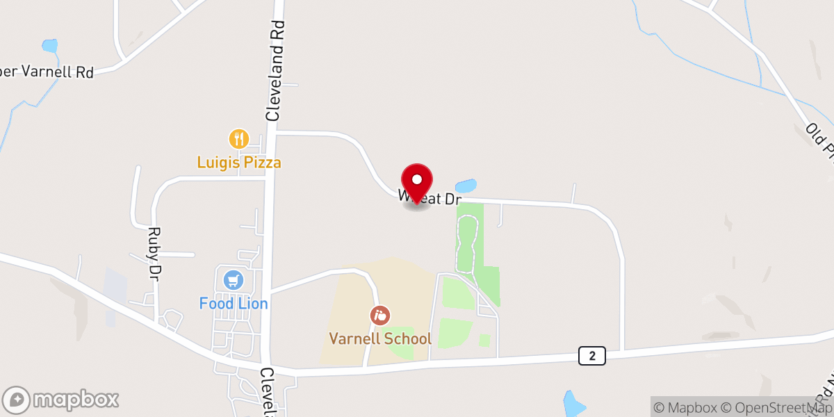 Map showing location of Shadow Ridge Worship Center