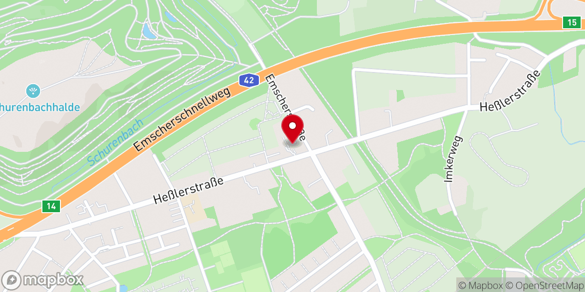 Map showing location of Herz Mariä