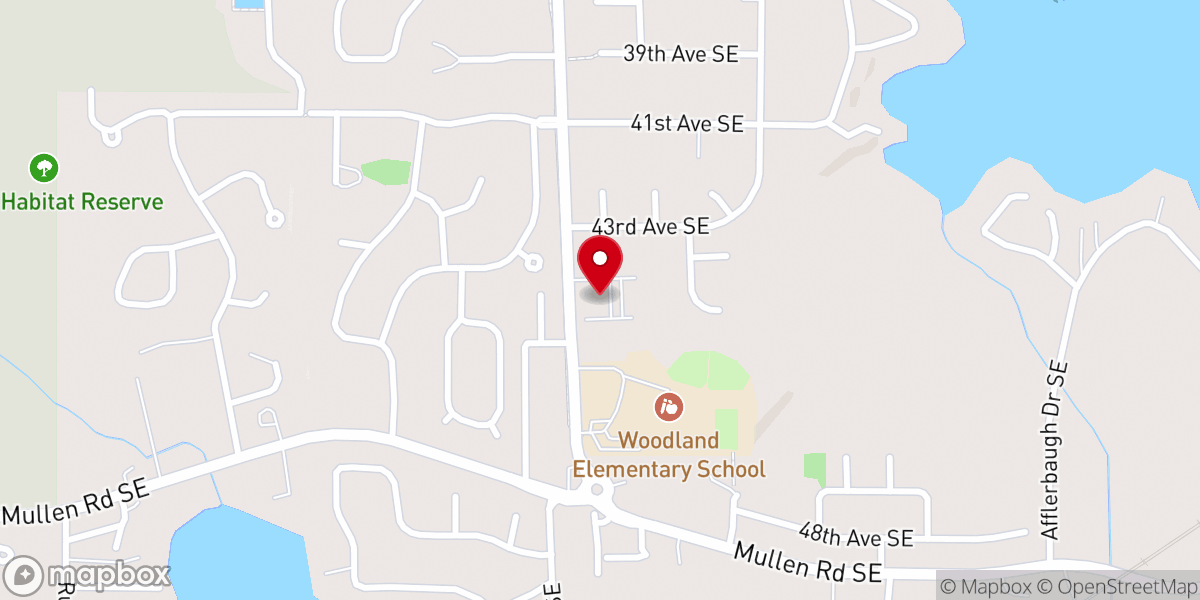 Map showing location of New Testament Christian Church of Lacey