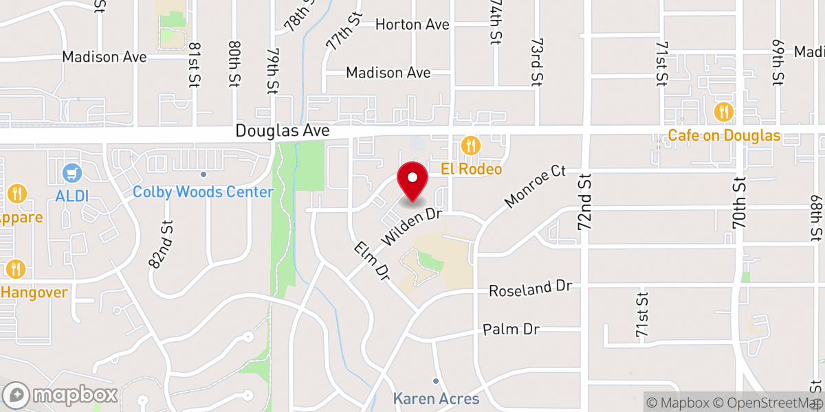 Map showing location of Resurrection Community Church of the Nazarene