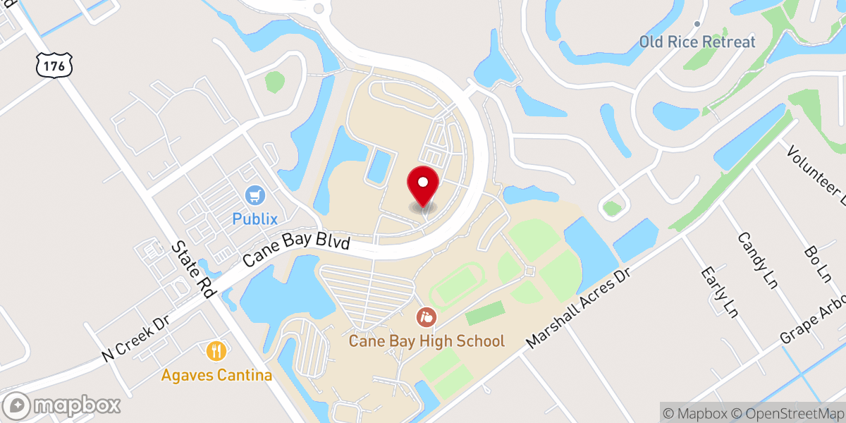 Map showing location of Hope Community Church PCA
