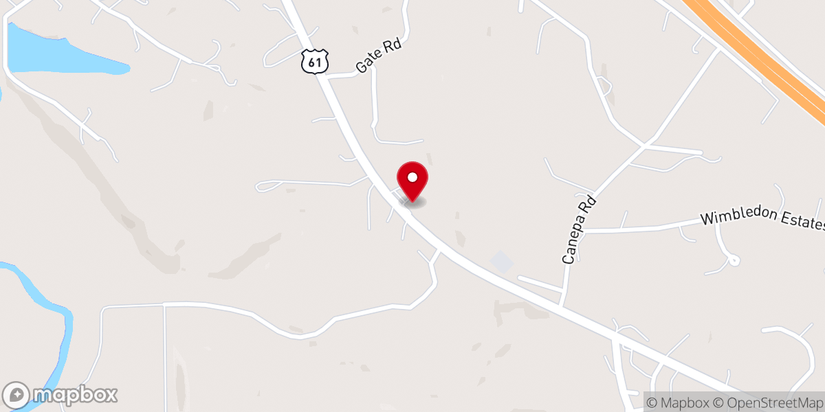 Map showing location of True Connection Church