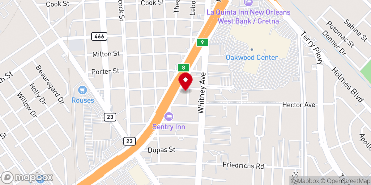 Map showing location of Christian Life Bible Church
