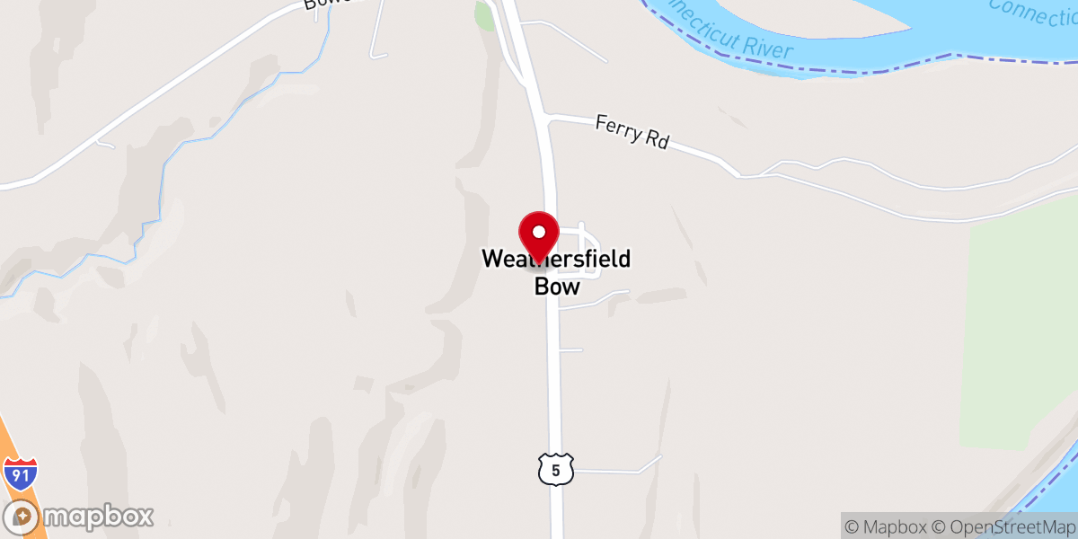 Map showing location of Bow Church
