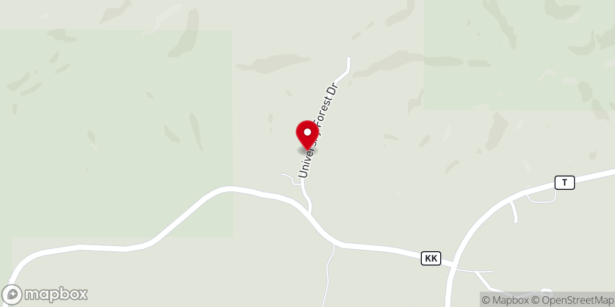 Map showing location of The Camp At Lake Wappapello