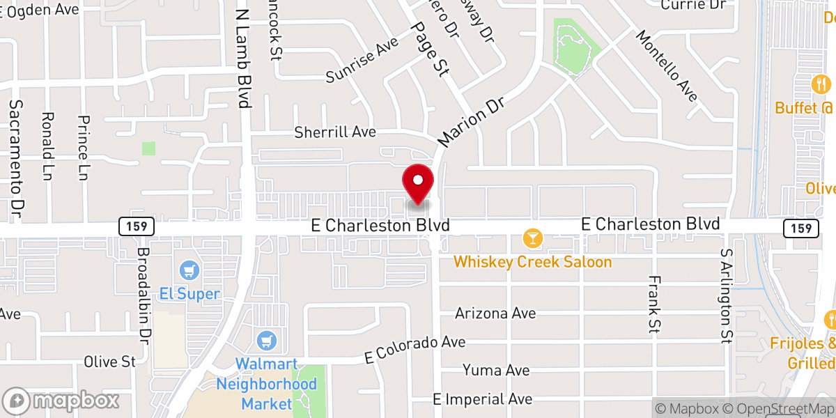 Map showing location of Living Faith Assembly