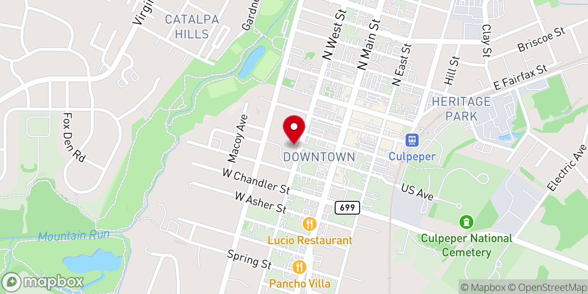 Map showing location of Primera Iglesia Bautista Maranatha