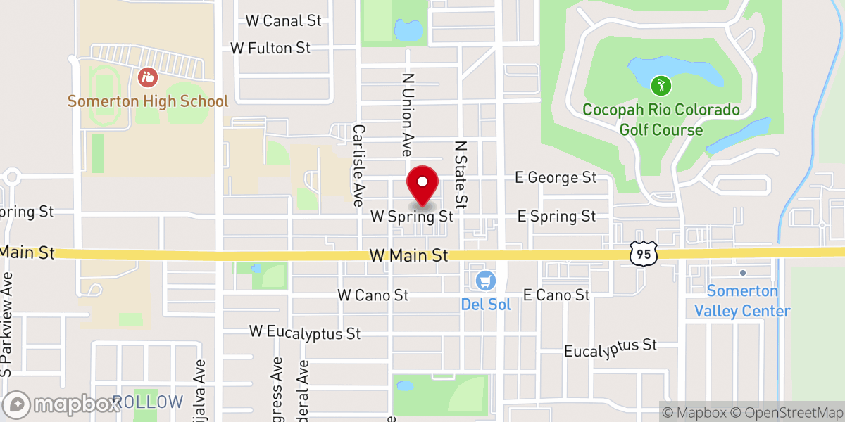 Map showing location of Immaculate Heart of Mary Catholic Church
