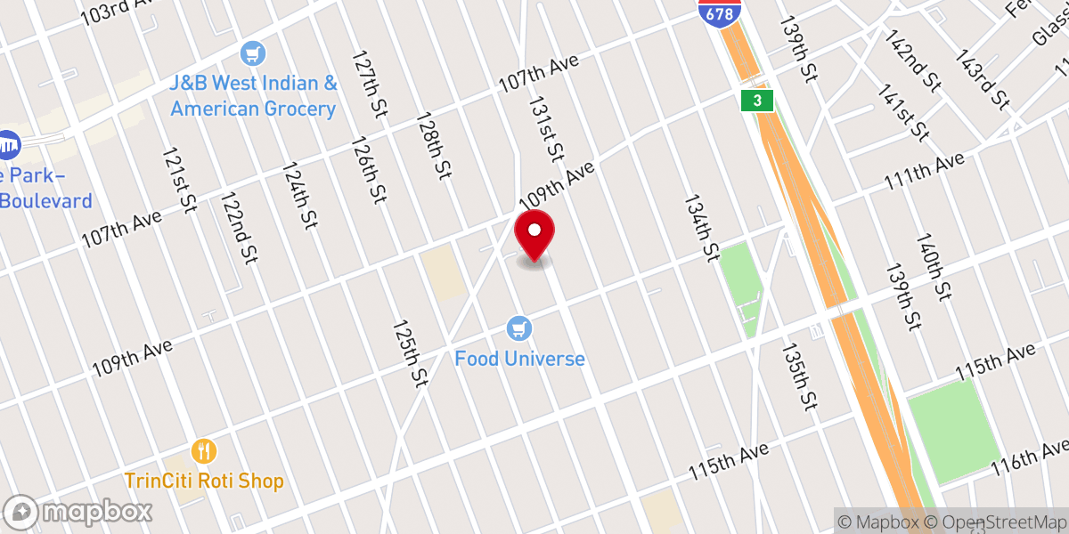 Map showing location of St. Teresa of Avila Catholic Church