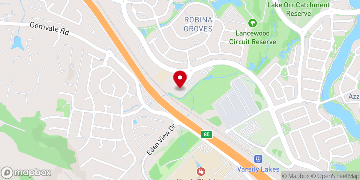Map showing location of Glow Church