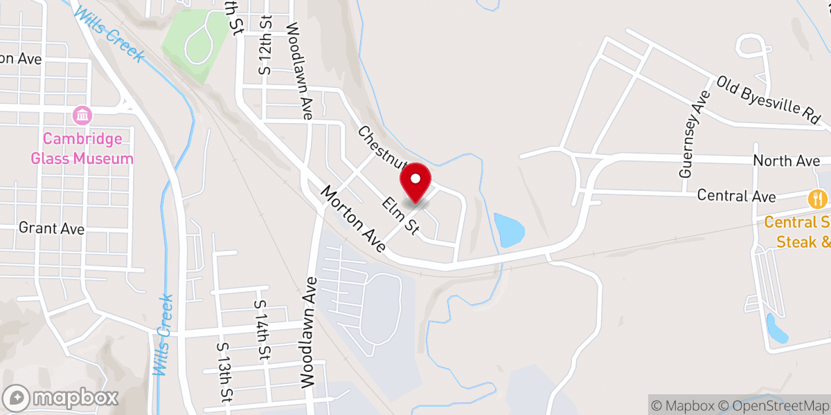 Map showing location of Abundant Life Pentecostal Church