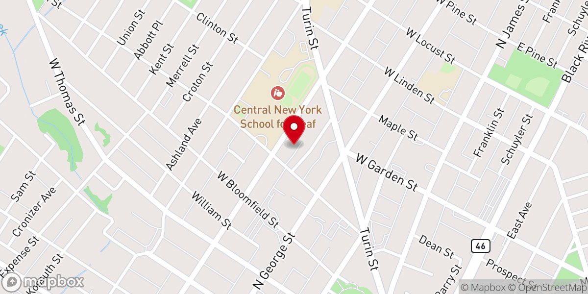 Map showing location of Kingdom Harvest Apostolic