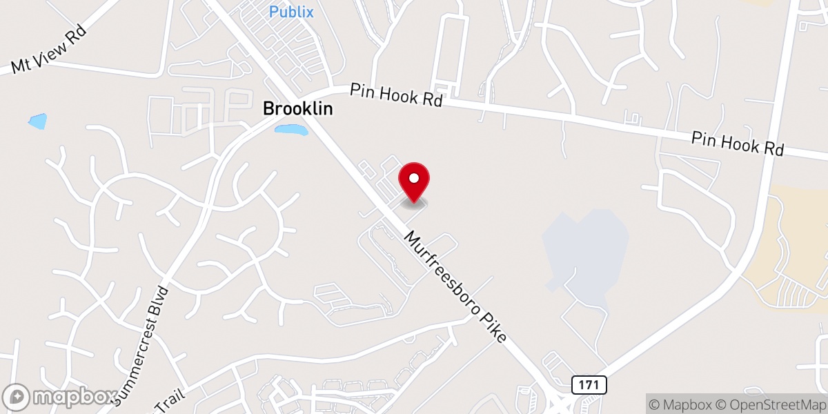 Map showing location of South Gate Baptist Church