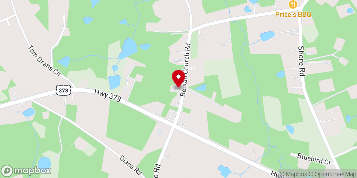 Map showing location of Lexington County Collection and Recycling Center at Hollow Creek in Gilbert