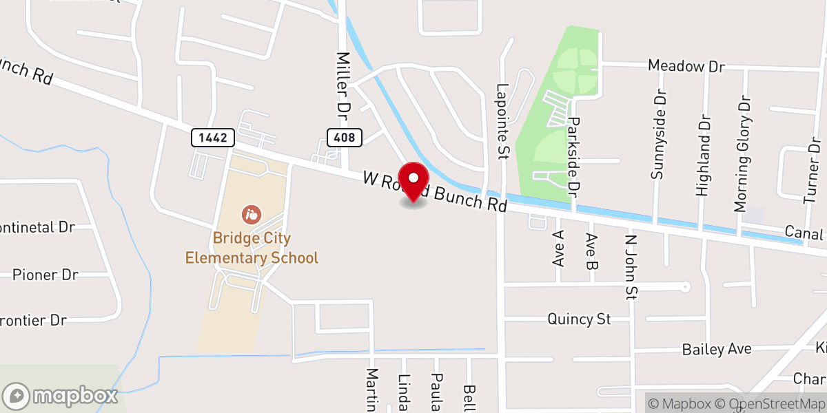 Map showing location of Edgerly Dentistry - Bridge City