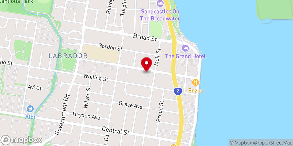 Map showing location of St Joseph the Worker Catholic Church