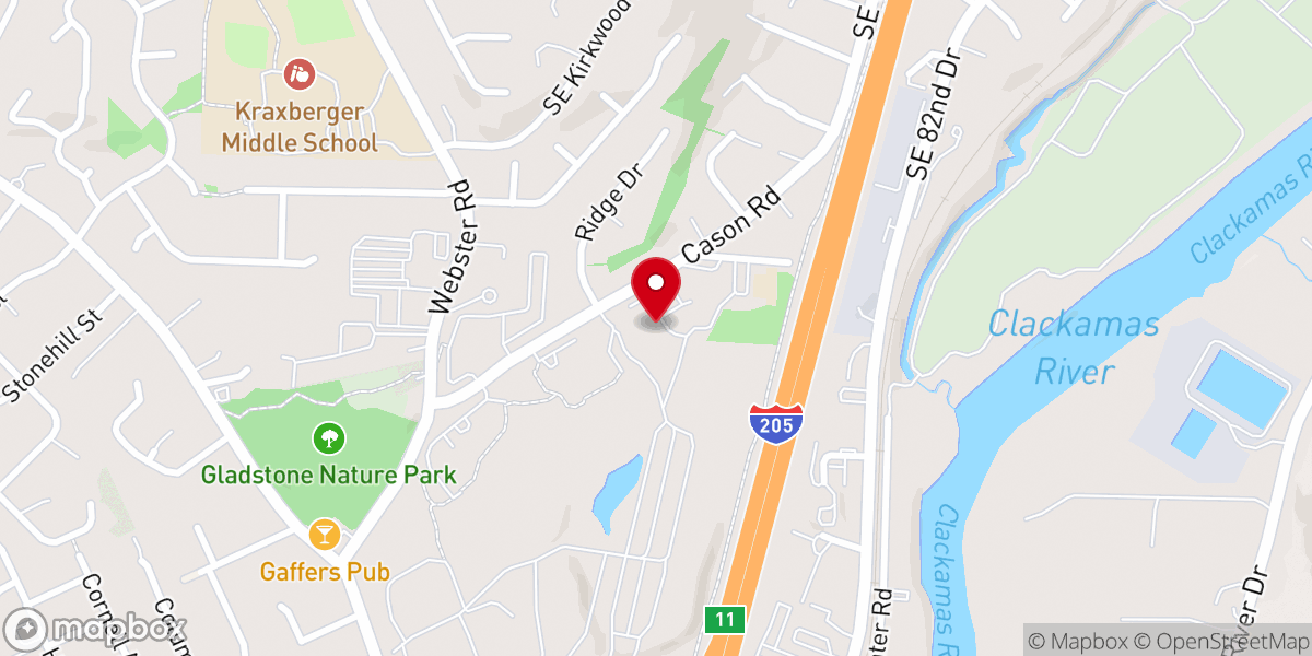 Map showing location of Gladstone Park Seventh-day Adventist Community Service Center