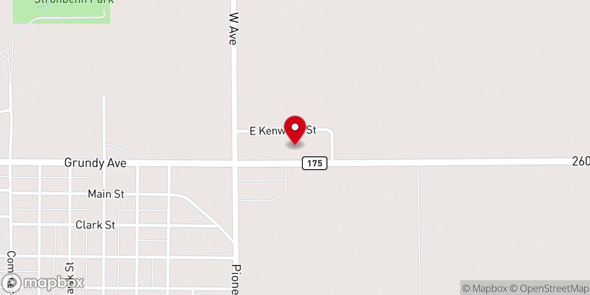 Map showing location of New Life Church