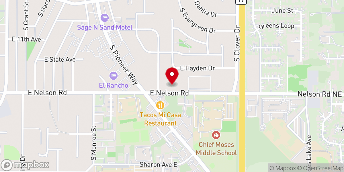 Map showing location of Calvary Elevate