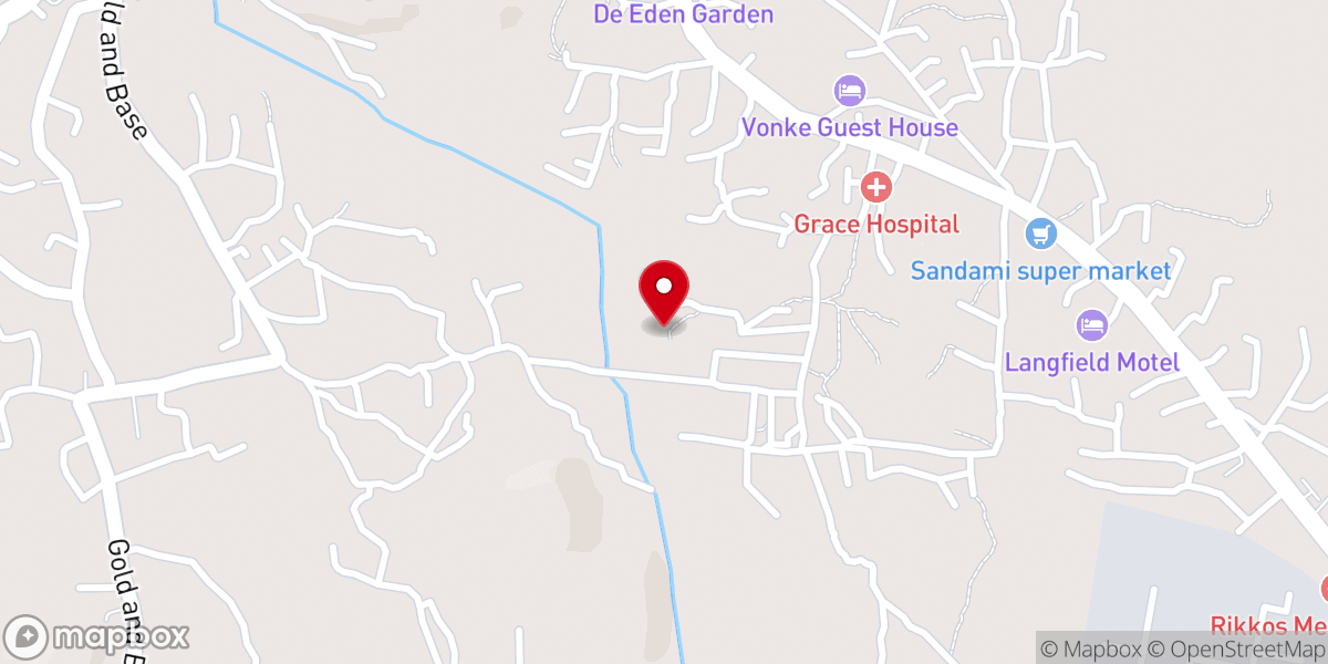 Map showing location of Life Fountain Baptist Church