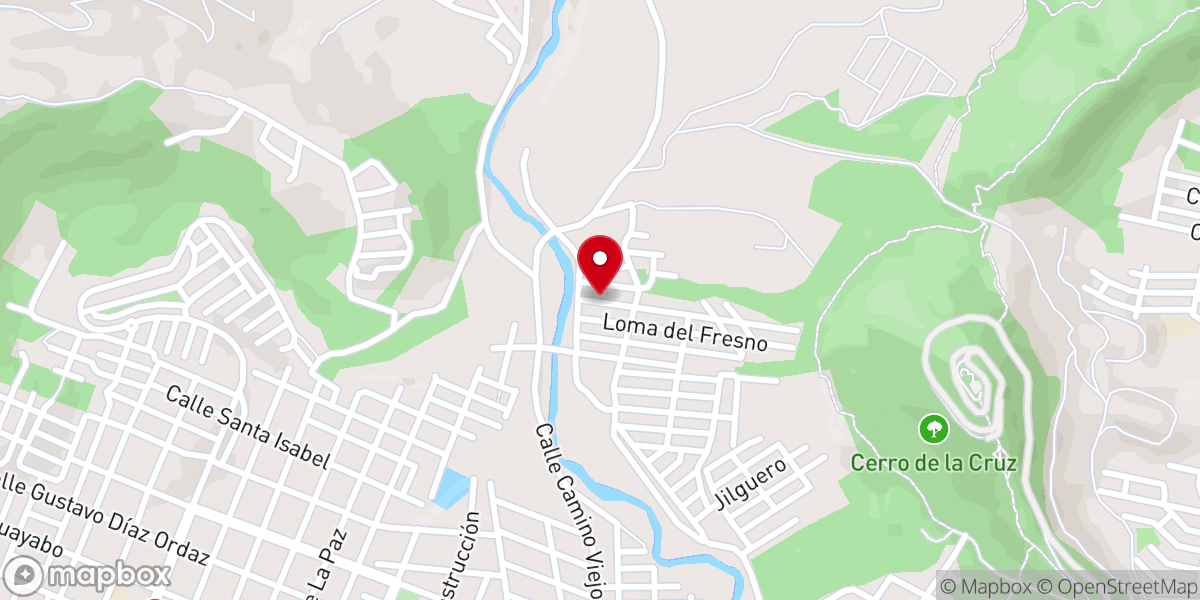 Map showing location of Templo Evangélico Pentecostés La Hermosa MIEPI