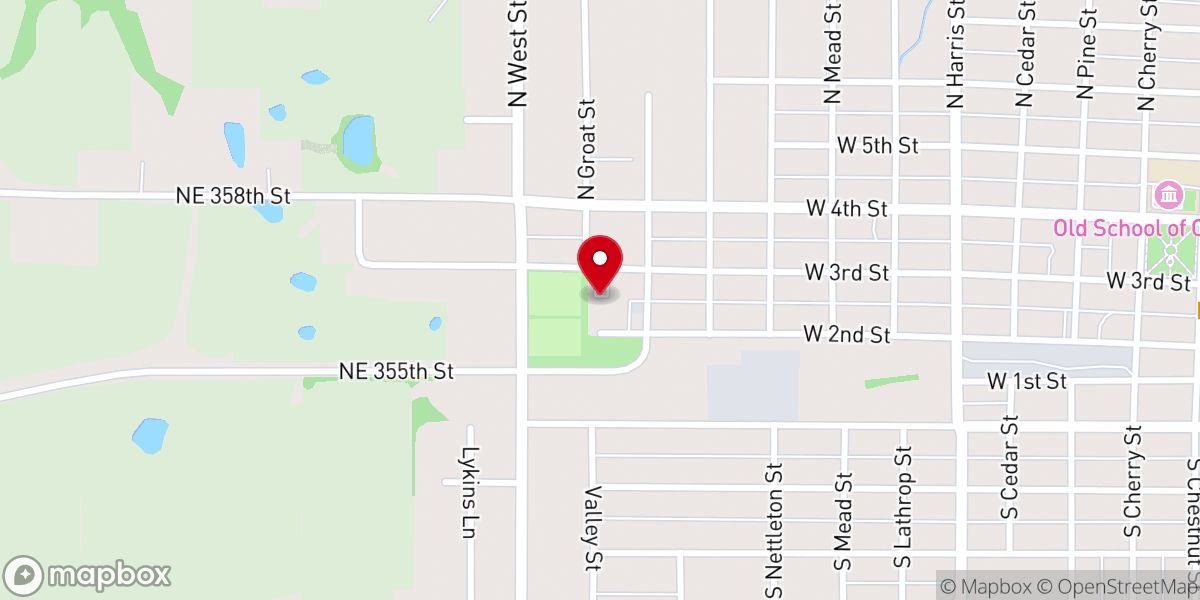 Map showing location of Cameron Restoration Branch