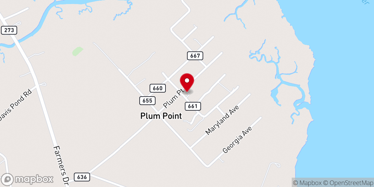 Map showing location of St Luke Baptist Church