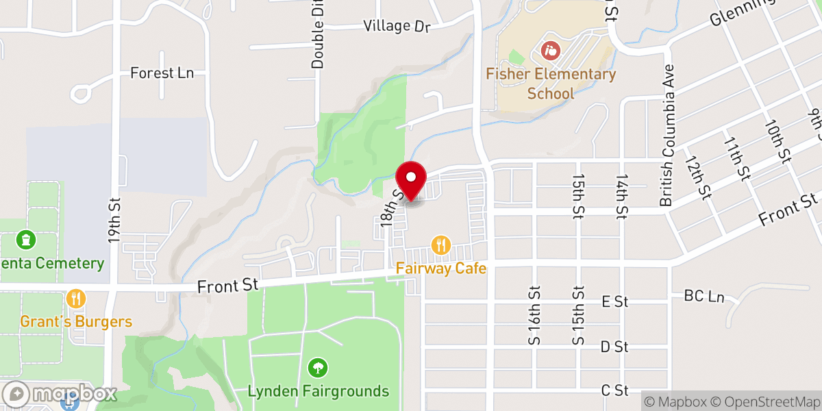 Map showing location of North County Christ the King Church