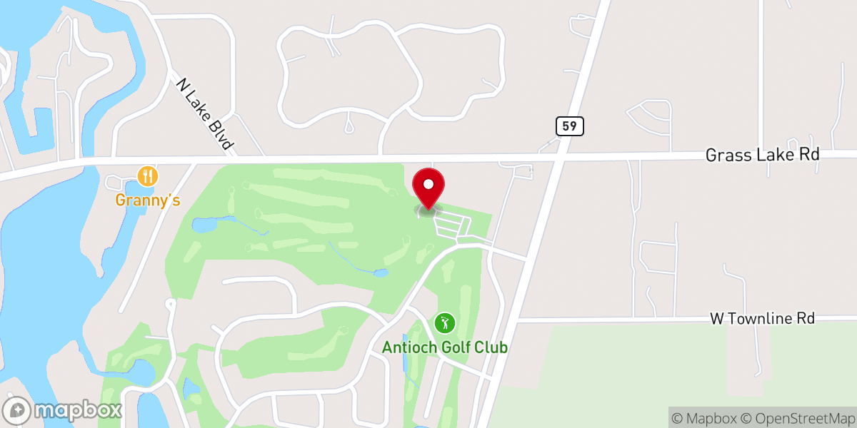 Map showing location of Valley Ridge Golf Course