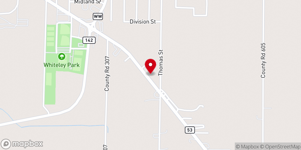 Map showing location of Family Worship Center