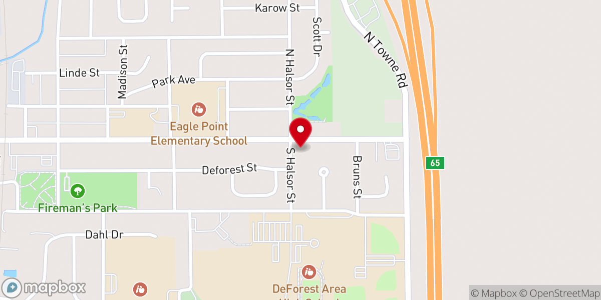Map showing location of Christian Faith Moravian Church
