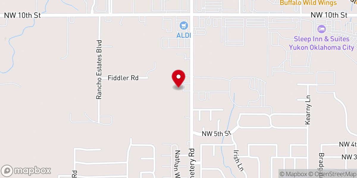 Map showing location of Family Church
