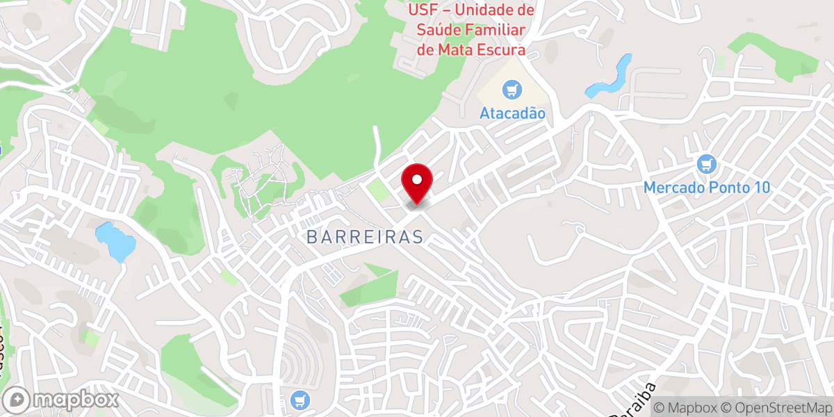 Map showing location of Igreja Evangélica Pentecostal Jerusalém