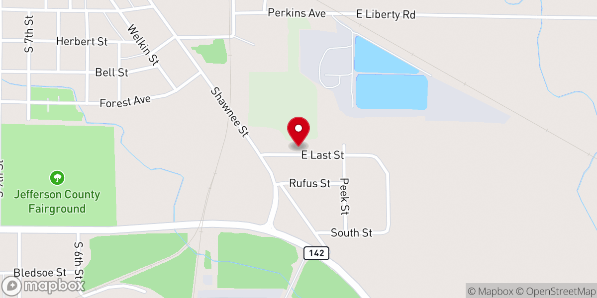 Map showing location of Hoits Church