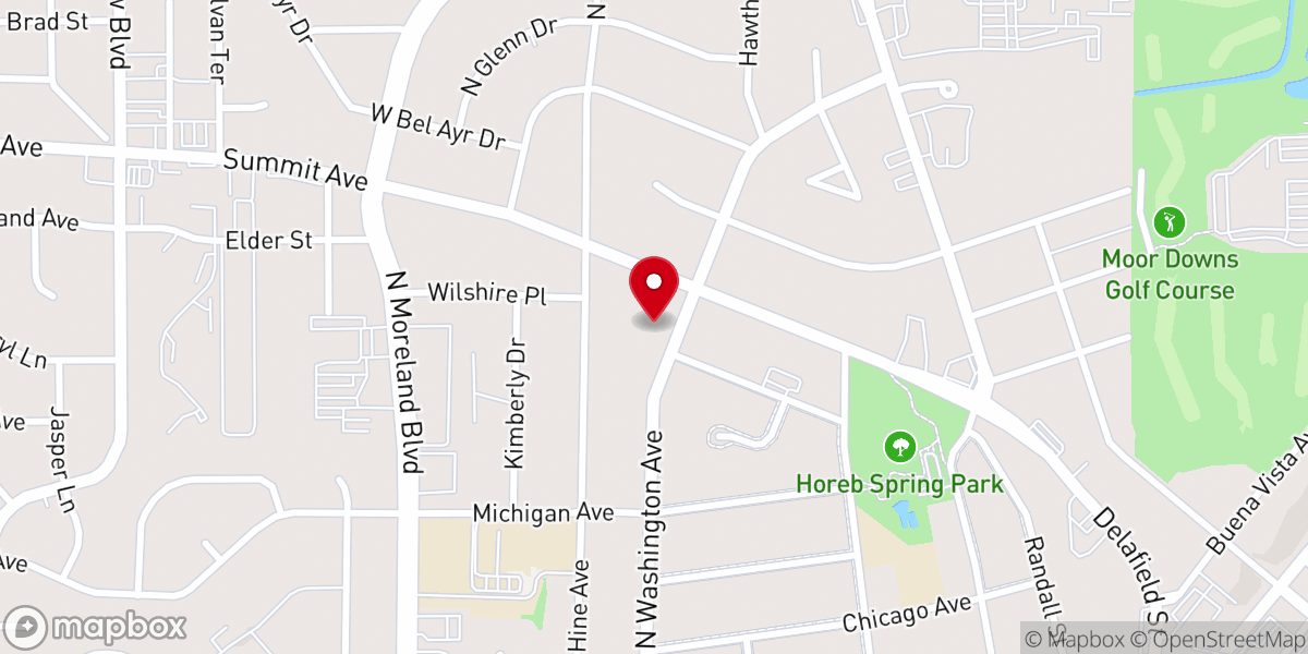 Map showing location of United Unitarian Universalist Congregation